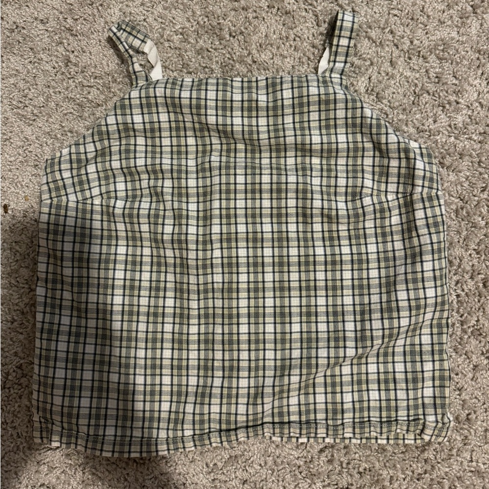 American Eagle Plaid Tank Top